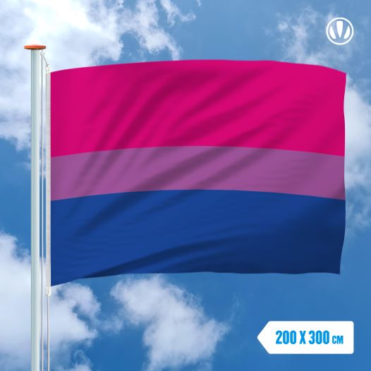 Bi vlag Biseksueel 200x300cm