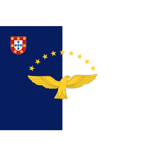 Vlag Azoren 50x75cm