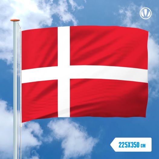 Vlag Denemarken 225x350cm