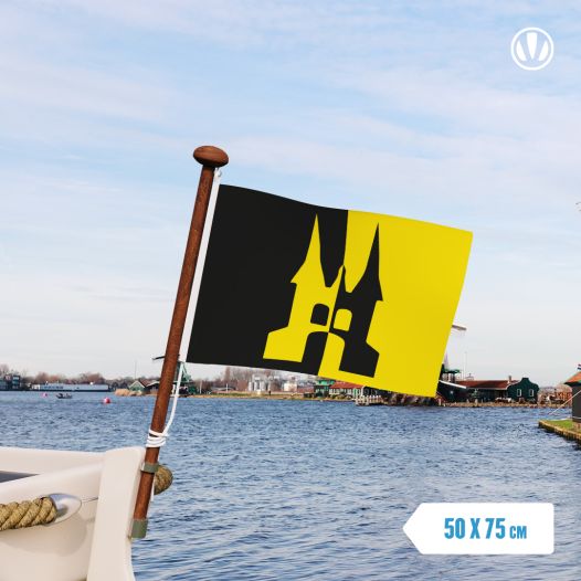 Vlag Sneek met Waterpoort 50x75cm