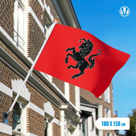 Vlag Twentse Ros Variant 100x150cm - Spunpoly