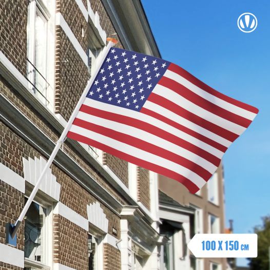 Vlag Verenigde Staten van Amerika 100x150