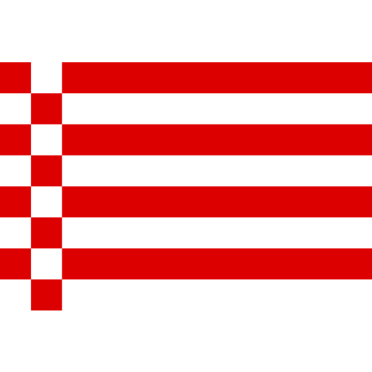 Vlag Vrije Hanzestad Bremen 100x150cm