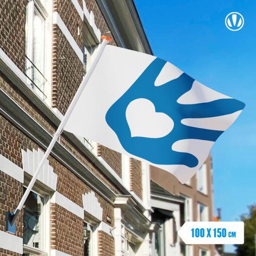 Vlag tegen pesten 100x150cm