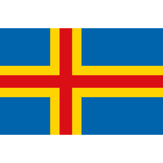 Vlag Aland 30x45cm