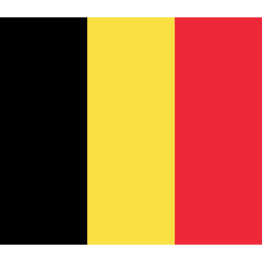 Vlag Belgie 225x350cm - Glanspoly
