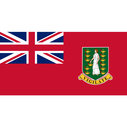 Vlag Britse Maagdeneilanden Koopvaardij 120x180cm