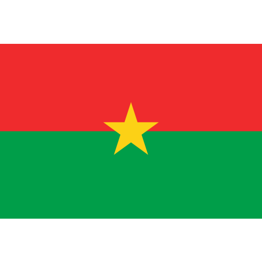 Vlag Burkina Faso 70x100cm