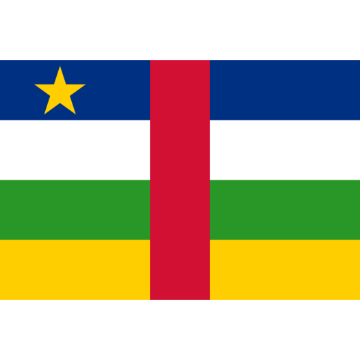 Vlag Centraal Afrikaanse Republiek 50x75cm