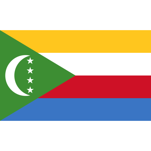 Vlag Comoren 70x100cm