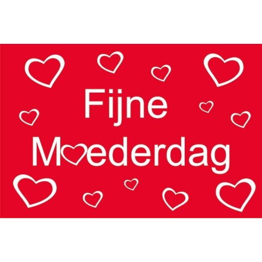 Vlag Fijne Moederdag 70x100