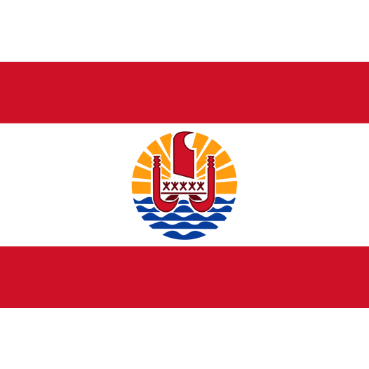 Vlag Frans-Polynesie 30x45cm