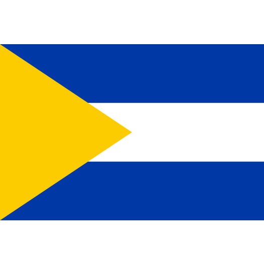 Grote vlag muiden 150x225cm
