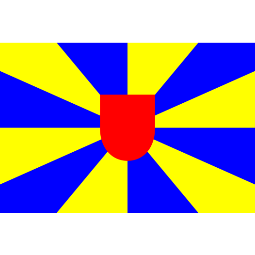 Vlag West-Vlaanderen 100x150cm