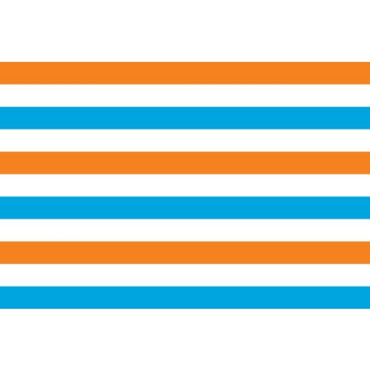 Prinsenvlag oranje wit blauw 100x150cm