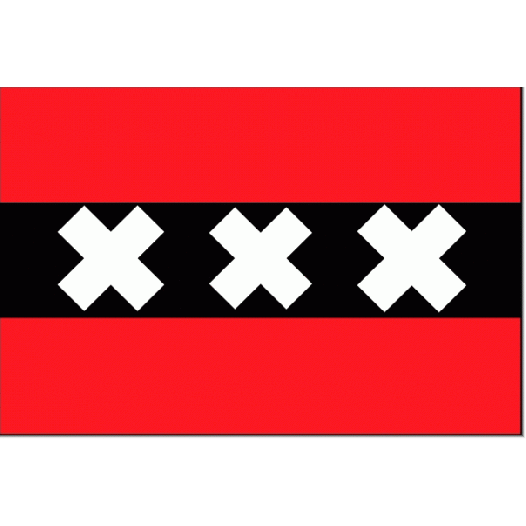 Vlag Amsterdam 90x150cm | Best Value