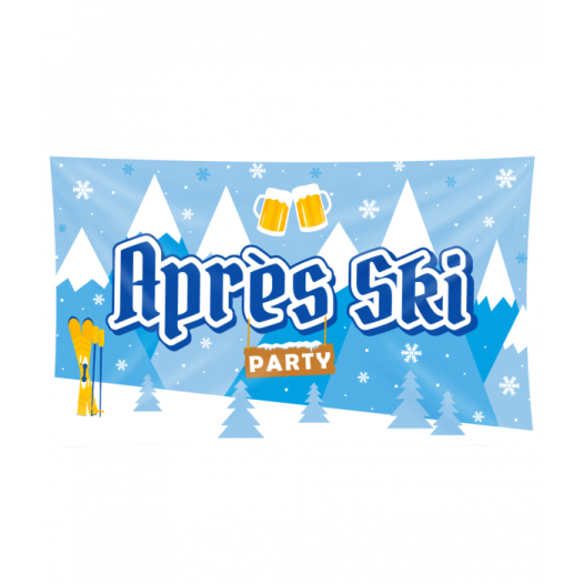 Apres Ski vlag 90x150cm