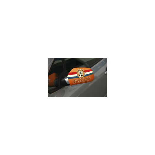 Autospiegel hoes Oranje met vlag en leeuw | 2 stuks