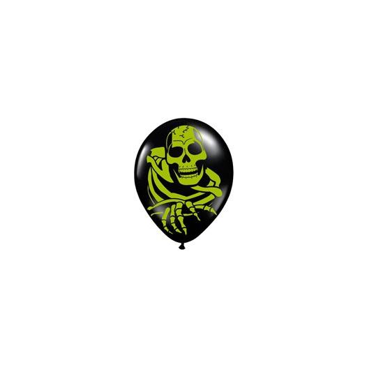 Halloween ballonnen Doodskop Horror 8 stuks