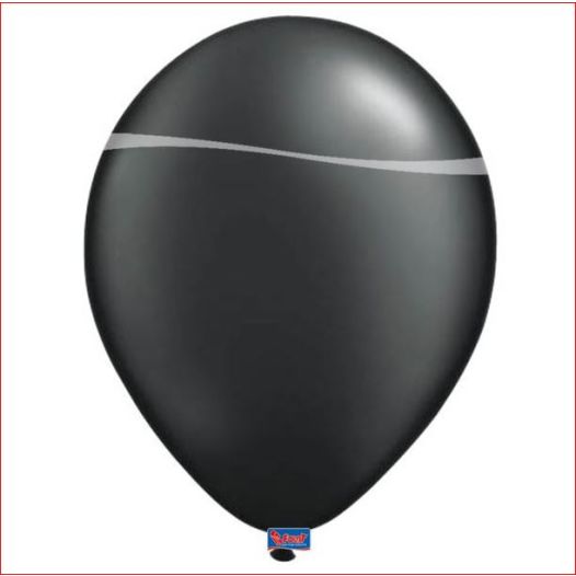 Zwarte ballonnen 100 stuks