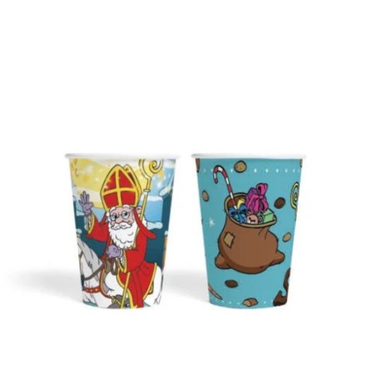 Bekertjes Sinterklaas - 8 stuks