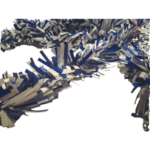 Guirlande blauw wit slinger 5 meter | Brandvertragend