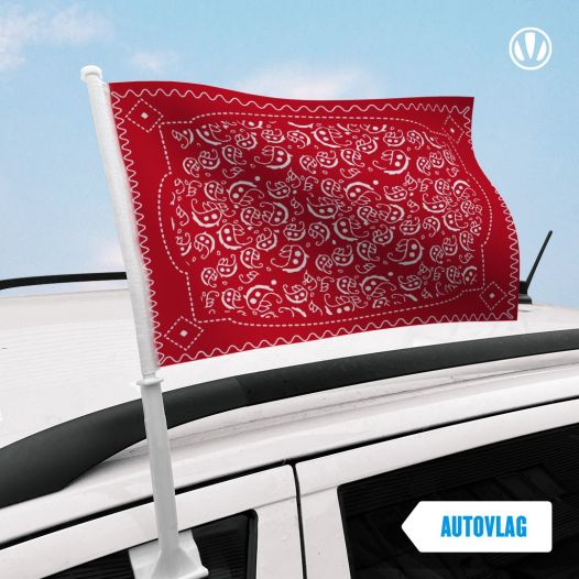 Autovlag boeren zakdoek 30x45cm
