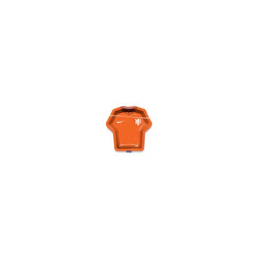 Oranje Voetbal Bordjes papier - 8 stuks