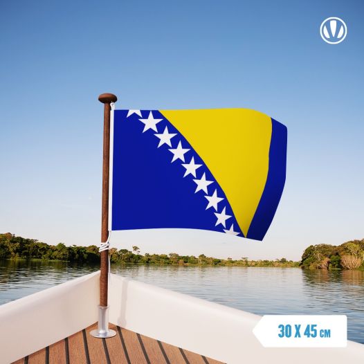 Bosnische vlag Bosnië-Herzegovina 30x45cm gastenvlag