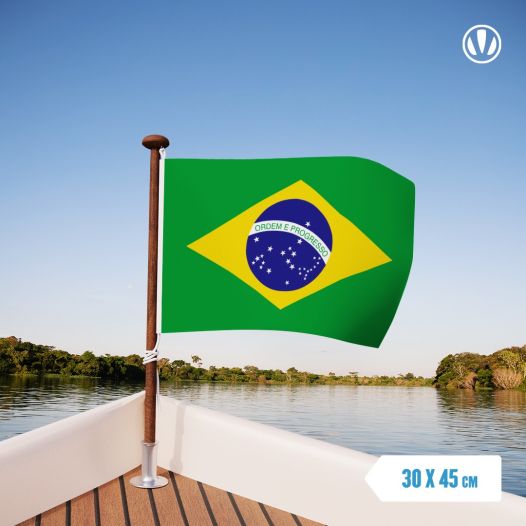Vlag Brazilie Braziliaanse vlaggen 30x45cm gastenvlag