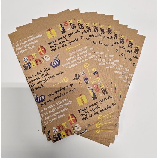 Cadeauzakje Sinterklaas 10 stuks