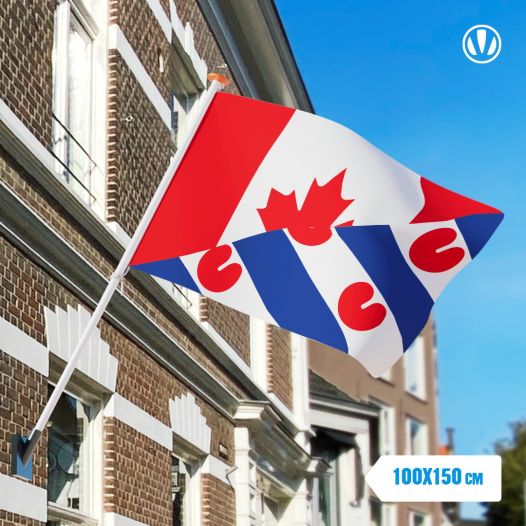 Vlag Canada / Friesland 100x150cm