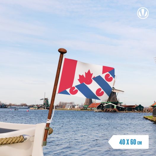 Vlag Canada Friesland 40x60cm