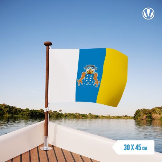 Vlag Canarische Eilanden 30x45cm