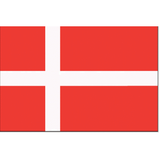 Vlag Denemarken 50x75cm - Spunpoly