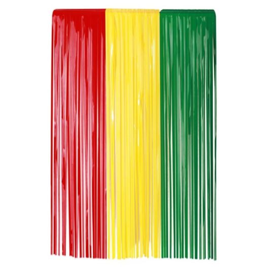 Deurgordijn Carnaval Limburg rood/geel/groen 90x180cm | UITVERKOCHT