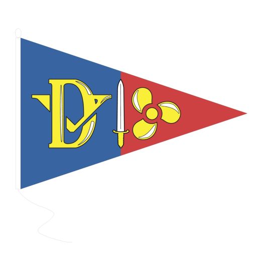 Doerakvaardersvlag 30x45cm puntvlag