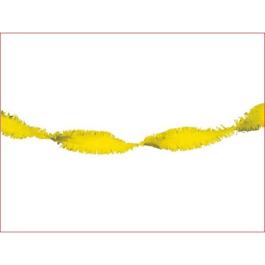 Gele Guirlande - 24 meter | Brandvertragend