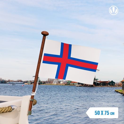 Vlag Faeroer Eilanden 50x75cm