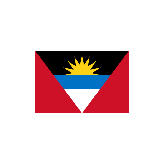 vlag Antigua en Barbuda 30x45cm