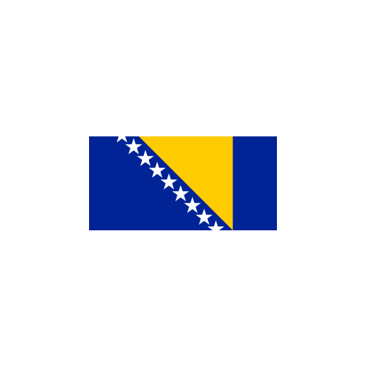 Bosnische vlag 100x150cm - Spunpoly