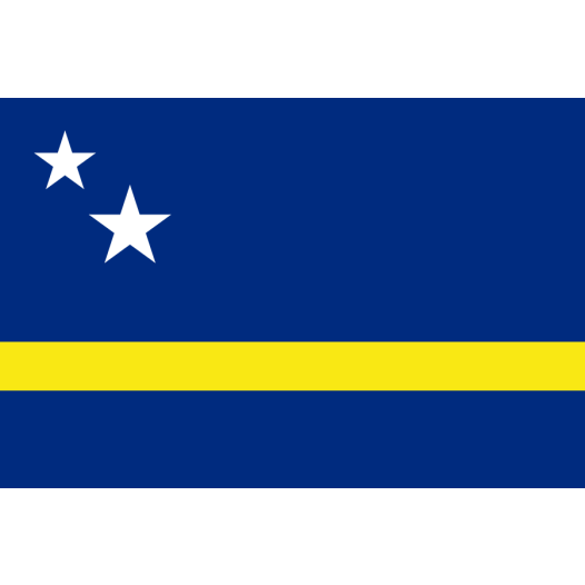 Vlag Curacao 50x75cm