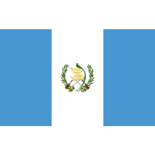 Vlag Guatemala 150x225cm - Spunpoly