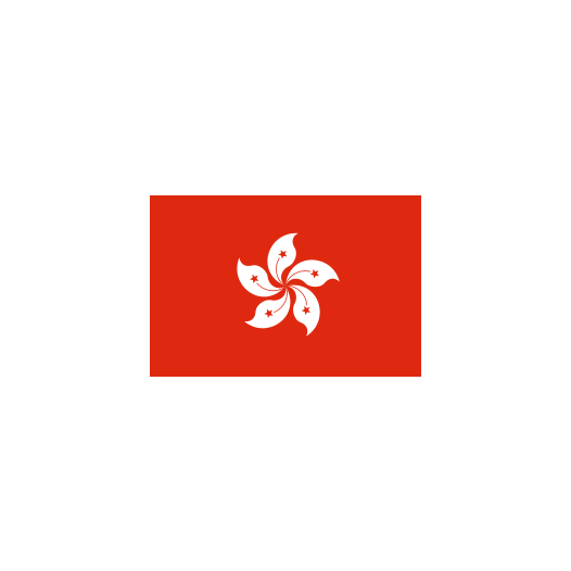 Tafelvlag Hong Kong 10x15cm