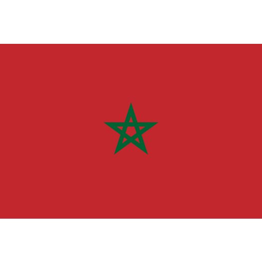 Marokkaanse vlag 150x225cm - Spunpoly