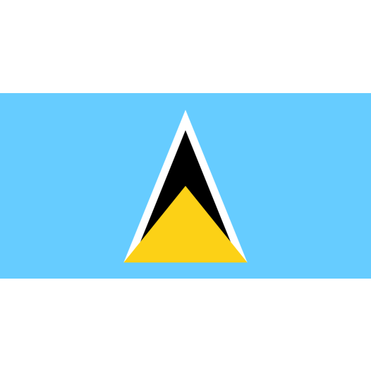 Vlag Saint Lucia 50x75cm