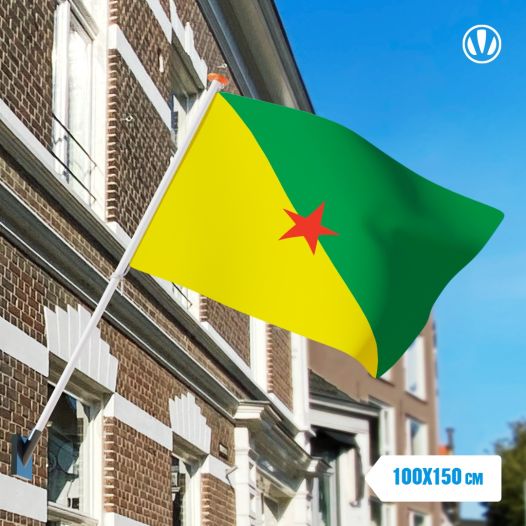 vlag Frans-Guyana 100x150cm