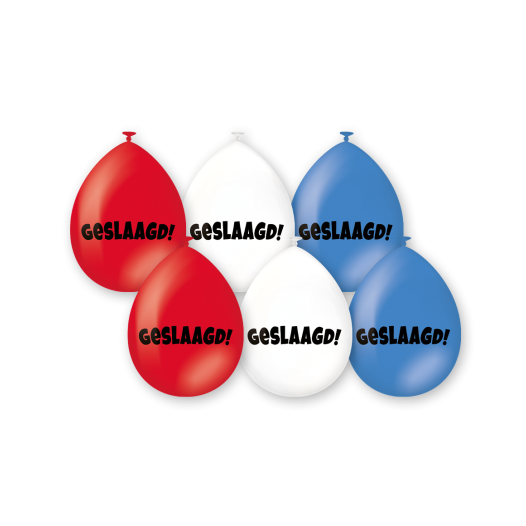 Geslaagd ballonnen goud