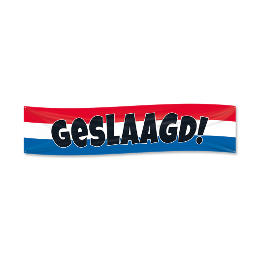 Banier geslaagd 40x180cm