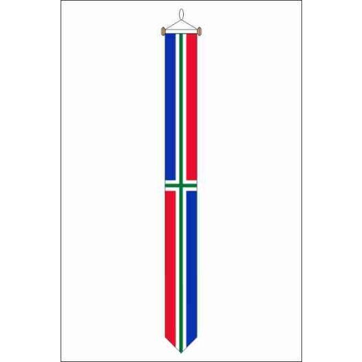 Wimpel Groningen 2 25x250cm met stokje